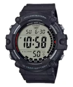 ساعة كاسيو الرقمية AE-1500WH-1AVDF رجالية بتوقيت عالمي وLED – Casio Digital Watch Dual Time 100M Resin