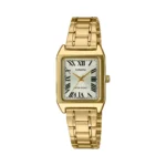 ساعة كاسيو النسائية الذهبية الكلاسيكية LTP-V007G-9BUDF – Casio Gold Rectangular Watch