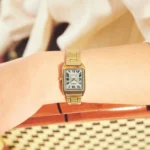 ساعة كاسيو النسائية الذهبية الكلاسيكية LTP-V007G-9BUDF – Casio Gold Rectangular Watch