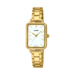 ساعة كاسيو النسائية الذهبية الكلاسيكية LTP-V009G-7EUDF – Casio Gold Elegant Rectangular Watch