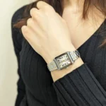 ساعة كاسيو النسائية الكلاسيكية LTP-V007SG-9BUDF – Casio Classic Two-Tone Rectangular Watch