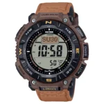 ساعة كاسيو برو تريك PRG-340L-5DR رجالية تعمل بالطاقة الشمسية – Casio Pro Trek Solar Outdoor Watch Altimeter Compass Barometer