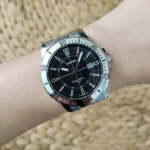 ساعة كاسيو رجالية MTP-VD01D-1CVUDF كلاسيك ستانلس ستيل – Casio Analog Men’s Watch 45mm Stainless Steel Date
