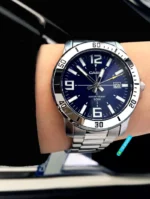 ساعة كاسيو رجالية MTP-VD01D-2BVUDF بقرص أزرق – Casio Analog Men’s Watch 45mm Blue Dial Stainless Steel