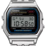 ساعة كاسيو كلاسيك الرقمية A159W-N1DF فضية – Casio Vintage Digital Watch Stainless Steel