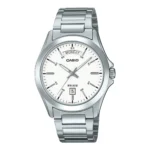 ساعة كاسيو كلاسيك MTP-1370D-7A3VDF رجالية – Casio Classic Analog Day-Date 39.8mm Stainless Steel Watch