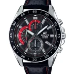ساعة كاسيو EFV-550L-1AVUDF كرونوغراف أنالوج بسوار جلد أصلي | Casio EFV-550L-1AVUDF Analog Chronograph Leather Band Watch
