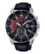ساعة كاسيو EFV-550L-1AVUDF كرونوغراف أنالوج بسوار جلد أصلي | Casio EFV-550L-1AVUDF Analog Chronograph Leather Band Watch