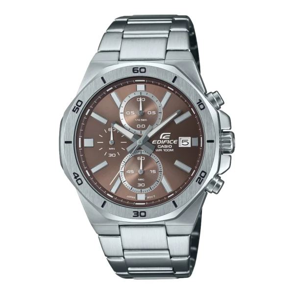ساعة كاسيو EFV-640D-5AVUDF كرونوغراف أنالوج بسوار ستانلس ستيل | Casio EFV-640D-5AVUDF Analog Chronograph Stainless Steel Watch
