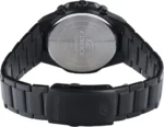 ساعة كاسيو EFV-640DC-1AVUDF كرونوغراف أنالوج بسوار ستانلس ستيل مطلي بالأسود | Casio EFV-640DC-1AVUDF Analog Chronograph Black Ion-Plated Stainless Steel Watch
