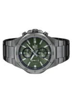 ساعة كاسيو EFV-640DC-3AVUDF كرونوغراف أنالوج بسوار ستانلس ستيل مطلي بالرمادي | Casio EFV-640DC-3AVUDF Analog Chronograph Gray Ion-Plated Stainless Steel Watch