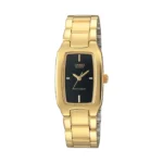 ساعة كاسيو LTP-1165N-1CRDF أنالوج نسائية بسوار ستانلس ستيل مطلي بالذهب | Casio LTP-1165N-1CRDF Analog Women’s Gold-Tone Stainless Steel Watch