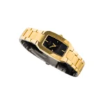 ساعة كاسيو LTP-1165N-1CRDF أنالوج نسائية بسوار ستانلس ستيل مطلي بالذهب | Casio LTP-1165N-1CRDF Analog Women’s Gold-Tone Stainless Steel Watch