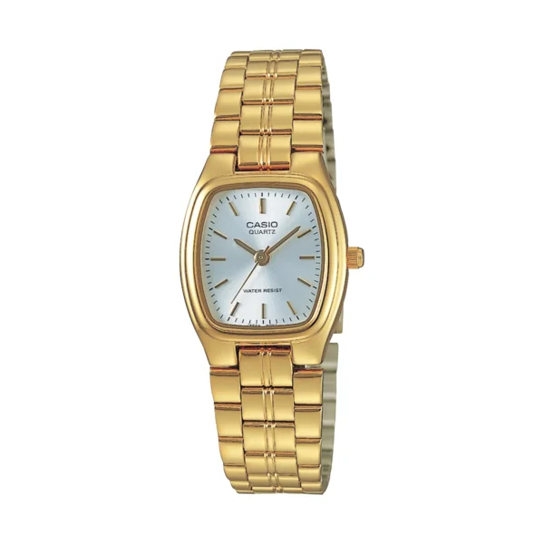 ساعة كاسيو LTP-1169N-7ARDF أنالوج نسائية بسوار ستانلس ستيل مطلي بالذهب | Casio LTP-1169N-7ARDF Analog Women’s Gold-Tone Stainless Steel Watch