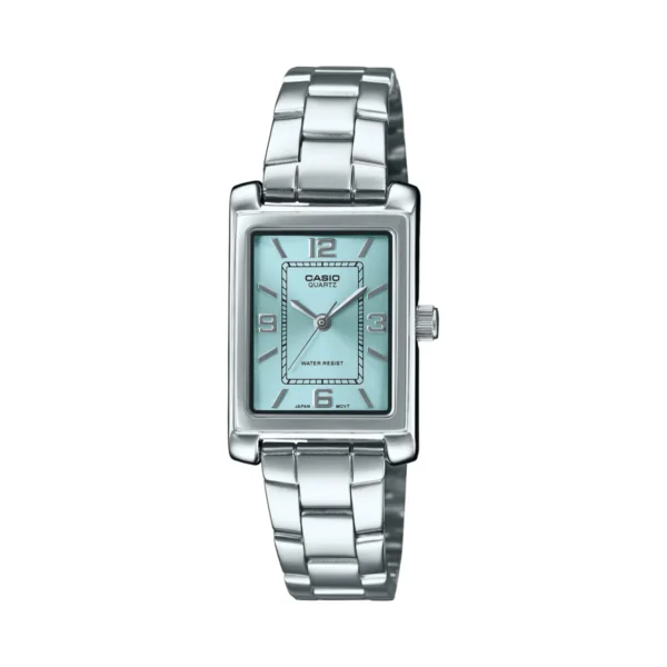 ساعة كاسيو LTP-1234DD-2ADF أنالوج نسائية بسوار ستانلس ستيل مطلي | Casio LTP-1234DD-2ADF Analog Women’s Ion-Plated Stainless Steel Watch