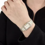 ساعة كاسيو LTP-1235SG-7ADF أنالوج نسائية بسوار ستانلس ستيل مزدوج اللون وقرص أبيض | Casio LTP-1235SG-7ADF Analog Women’s Two-Tone Stainless Steel Watch with White Dial