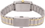 ساعة كاسيو LTP-1235SG-7ADF أنالوج نسائية بسوار ستانلس ستيل مزدوج اللون وقرص أبيض | Casio LTP-1235SG-7ADF Analog Women’s Two-Tone Stainless Steel Watch with White Dial