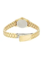 ساعة كاسيو LTP-1275G-9ADF أنالوج نسائية بسوار ستانلس ستيل مطلي بالذهب | Casio LTP-1275G-9ADF Analog Women’s Gold-Tone Stainless Steel Watch