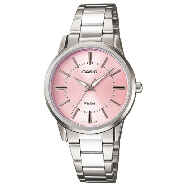 ساعة كاسيو LTP-1303D-4AVDF أنالوج نسائية بسوار ستانلس ستيل مطلي | Casio LTP-1303D-4AVDF Analog Women’s Ion-Plated Stainless Steel Watch