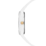 ساعة نسائية رياضية بيضاء USPA2101-04 – U.S. Polo Assn. Sport Quartz Watch 35mm White Dial & Silicone Strap