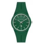 ساعة نسائية رياضية خضراء USPA2101-02 – U.S. Polo Assn. Sport Quartz Watch 35mm Green Dial & Silicone Strap