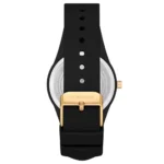 ساعة نسائية رياضية سوداء USPA2101-05 – U.S. Polo Assn. Sport Quartz Watch 35mm Black Dial & Silicone Strap