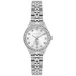 ساعة نسائية كلاسيكية دائرية رمادية USPA2115-01 – U.S. Polo Assn. Classic Quartz Women’s Watch 26mm Metallic Gray Dial & Gray Steel Strap
