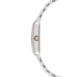 ساعة نسائية كلاسيكية دائرية USPA2108-04 – U.S. Polo Assn. Classic Quartz Women’s Watch 22.5×33.5mm Silver Dial & Rose Gold/Silver Strap
