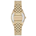 ساعة نسائية كلاسيكية ذهبية USPA2103-07 – U.S. Polo Assn. Classic Quartz Watch 34mm Green Dial & Gold Strap
