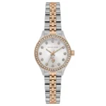 ساعة نسائية كلاسيكية رمادية معدنية USPA2115-06 – U.S. Polo Assn. Classic Quartz Women’s Watch 26mm Metallic Gray Dial & Gold/Gray Steel Strap