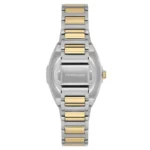 ساعة نسائية كلاسيكية مستديرة رمادية وخضراء USPA2113-05 – U.S. Polo Assn. Classic Quartz Women’s Watch 32mm Green Dial & Gold/Gray Steel Strap