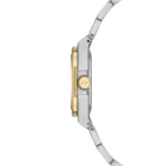 ساعة نسائية كلاسيكية مستديرة USPA2113-01 – U.S. Polo Assn. Classic Quartz Women’s Watch 32mm Metallic Gray Dial & Gold/Gray Steel Strap