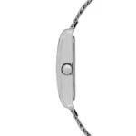 ساعة نسائية كلاسيكية مستطيلة USPA2105-01 – U.S. Polo Assn. Classic Quartz Watch 22x32mm Metallic Gray Dial & Mesh Strap