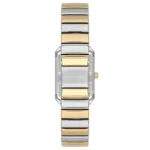 ساعة نسائية كلاسيكية مستطيلة USPA2108-03 – U.S. Polo Assn. Classic Quartz Women’s Watch 22.5×33.5mm Green Dial & Gold/Gray Steel Strap