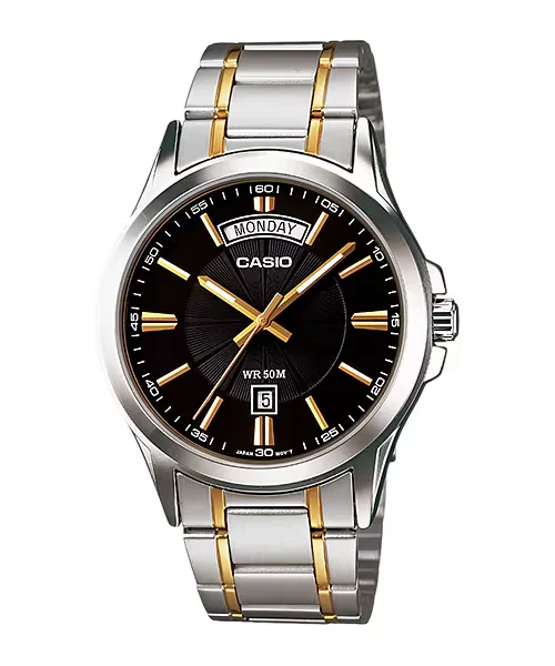 ساعة كاسيو رجالية MTP-1381G-1AVDF – Casio Men’s Watch MTP-1381G-1AVDF