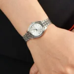 ساعة كاسيو LTP-1129A-7ARDF النسائية ستانلس ستيل فضي | Casio LTP-1129A-7ARDF Women Silver Stainless Steel Quartz Watch