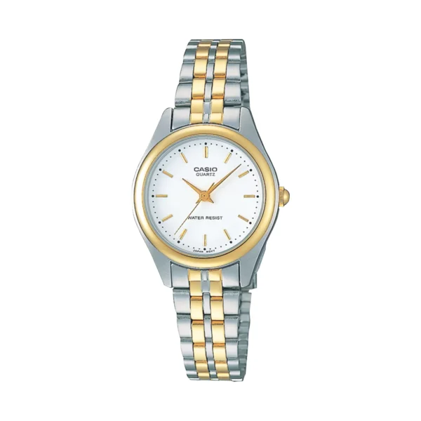 ساعة كاسيو LTP-1129G-7BRDF النسائية الذهبية الفاخرة ستانلس ستيل | Casio LTP-1129G-7BRDF Women Gold Stainless Steel Quartz Watch