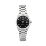 ساعة كاسيو LTP-1183A-1ADF النسائية الكلاسيكية ستانلس ستيل سوداء | Casio LTP-1183A-1ADF Women Classic Black Stainless Steel Watch