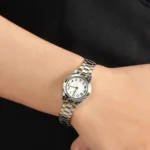ساعة كاسيو LTP-1275SG-7BDF النسائية الفضية الصغيرة الفاخرة | Casio LTP-1275SG-7BDF Women Silver Small Elegant Stainless Steel Watch