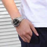 ساعة كاسيو MTP-1314D-1AVDF الرجالية الكلاسيكية السوداء الكبيرة بسوار ستانلس ستيل | Casio MTP-1314D-1AVDF Men Black Big Dial Stainless Steel Date Watch