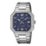 ساعة كاسيو MTP-B195D-2AVDF الرجالية باللون الأزرق | Casio MTP-B195D-2AVDF Blue Dial Stainless Steel Watch