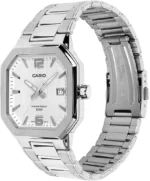 ساعة كاسيو MTP-B195D-7AVDF الرجالية بالميناء الفضي | Casio MTP-B195D-7AVDF Silver Dial Stainless Steel Watch