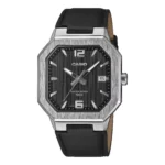ساعة كاسيو MTP-B195L-1AVDF الرجالية بسوار جلدي أسود | Casio MTP-B195L-1AVDF Black Leather Strap Watch