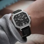 ساعة كاسيو MTP-B195L-1AVDF الرجالية بسوار جلدي أسود | Casio MTP-B195L-1AVDF Black Leather Strap Watch