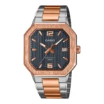 ساعة كاسيو MTP-B195RG-2AVDF الرجالية روز غولد | Casio MTP-B195RG-2AVDF Rose Gold Stainless Steel Watch