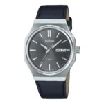 ساعة كاسيو MTP-E735L-8AVDF رجالية بحزام جلد طبيعي – Casio MTP-E735L-8AVDF Men Leather Strap Day-Date Watch
