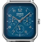 ساعة كاسيو MTP-M306D-2AVDF الرجالية متعددة العدادات باللون الأزرق | Casio MTP-M306D-2AVDF Blue Dial Stainless Steel Multi-Subdial Watch