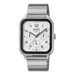 ساعة كاسيو MTP-M306D-7AVDF الرجالية متعددة العدادات بالميناء الفضي | Casio MTP-M306D-7AVDF Silver Dial Stainless Steel Multi-Subdial Watch