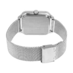 ساعة كاسيو MTP-M306M-8AVDF الرجالية بالميناء الرمادي وسوار شبكي | Casio MTP-M306M-8AVDF Gray Dial Stainless Steel Mesh Band Watch