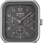 ساعة كاسيو MTP-M306M-8AVDF الرجالية بالميناء الرمادي وسوار شبكي | Casio MTP-M306M-8AVDF Gray Dial Stainless Steel Mesh Band Watch